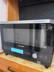 Sharp 聲寶 AX-1250R 3合1纖巧蒸氣焗爐 黑色 香港行貨