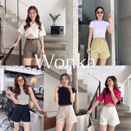 Thesummernade : Wonka short pants กางเกงขาสั้นผ้าสูท