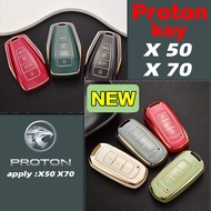 Proton X50 X70 Chrome Reflection TPU Car Key Cover Key Fob Case Remote Case Casing x50 key cover x70