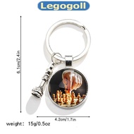 Legogoll Fashion Chess Keychain Chessboard Chess Car Keychain New