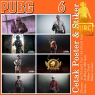 PUBG Poster Sticker | War War War War | War War War | Mobile Mobile Mobile | Game Game | Games Games