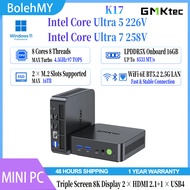 GMKtec K17 Plus MINI PC Intel Core Ultra7 258V Ultra5 226V LPDDR5X 16GB 8533MT/s M.2 SSD USB4 8K Gam