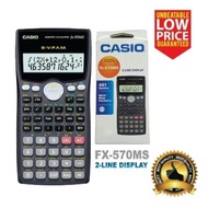 FX570MS 1st, 2nd Edition & FX570EX & 991 ES PLUS Scientific Calculator Ready Stock