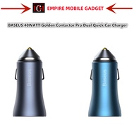 BASEUS 40WATT Golden Contactor Pro Dual Quick Car Charger