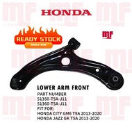 HONDA CITY GM6 T9A JAZZ GK T5A 2013-2020 FRONT LOWER ARM (51350/60-T5A-J11)