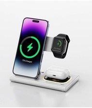 3 In 1 Wireless Charger Stand 15W Fast Charging Dock Station For Iphone 14 13 12 11 Apple Watch Airpods Pro Iwatch 8 Samsung