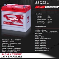 Yuasa Car Battery 55D23L 60 Ah BLAZER focus HYUNDAI SONATA MAZDA CAMRY VELFLFIRE RAV4 ORIGINAL