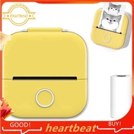 [Hot-Sale] Mini Pocket Printer Yellow Plastic Portable Premium Printer Sticker Maker Pocket Thermal Printer
