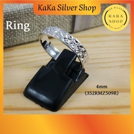 Original S925 Silver+White Gold Plated Cutting Ring (352RMZ509R) | Cincin Perempuan Perak 925 + Emas Putih | Ready Stock