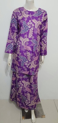 (Ready Stock)BA0015KU Batik Baju Kurung Made In Malaysia. Batik Ladies Dress