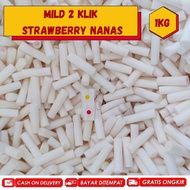 Gabus Busa Filter Mild Dobel Klik Strawberry Nanas 1Kg