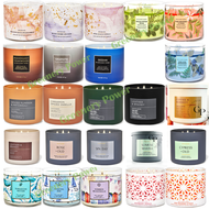 BBW#5 Candle Bath &amp; Body Works 3 wicked candle  เทียนหอม 411g.