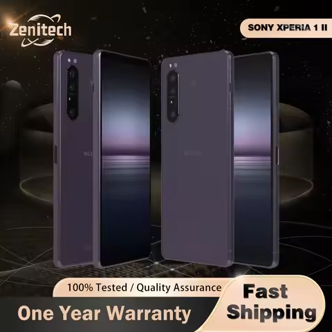 Original Sony Xperia 1 II 1ii XQ-AT51 XQ-AT52 5G Mobile Phone NFC 128GB/256GB 6.5'' 12MP+8MP Snapdra