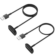 [2-Pack] Kabel Pengecas untuk Fitbit Charge 6/Charge 5/Luxe, Pengecas Gantian untuk Fitbit Charge 6/