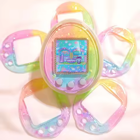 Tamagotchi Electronic Pet Color Panel 4u/4u+ Plastic Paper Film Love Drill Wings Paste The Machine F