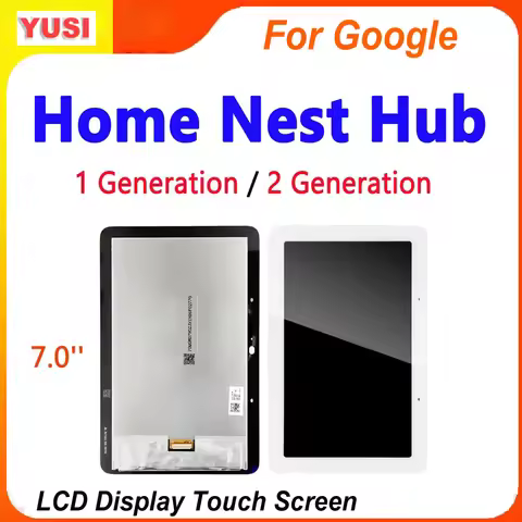 7.0'' For Google Home Nest Hub 1 Generation / 2 Generation LCD Display Touch Screen Digitizer Assemb