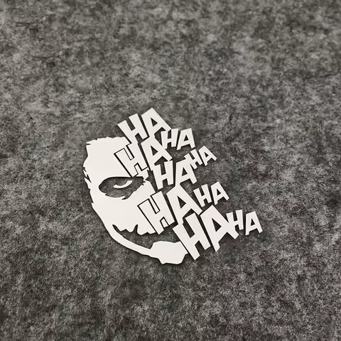 Car Styling Stickers Classic SERIOUS HAHAHAHA Automobile Motorcycle Oil Tank Body Helmet Decal