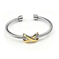 1pc 4mm Fashionable Minimalist Elegant Adjustable Stainless Steel Cable Wire Bracelet, Suitable For 