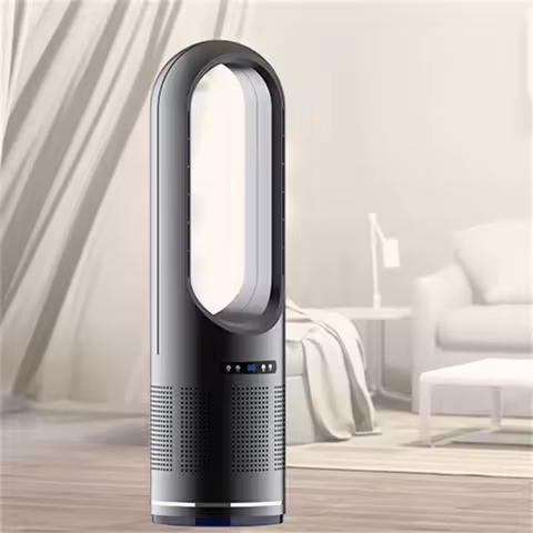 46 Inch Fan Hot And Cold Wind Smart Standing Fans Floor Fan For Home Tower Silent Remote Control Air