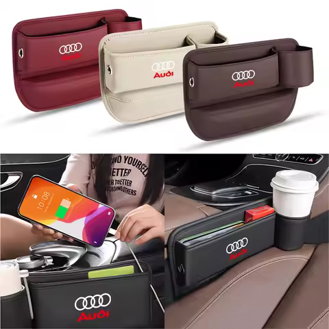 Car Seat Gap Storage Box For Audi A4 B7 A6 C7 B9 B6 A5 B8 C6 4F A5 A3 A1 Sline 8P A7 A8 S3 S4 8L Q6 