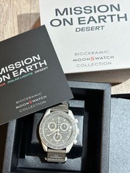 Omega x Swatch 佐敦門市 全新 OMEGA x SWATCH MOONSWATCH MISSION ON EARTH DESERT SO33T103 Bioceramic 登月錶 spe