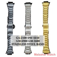 nylon watch ↂCustom fit DW-5610/GA-2100/GM-5600/GM-6900 STAINLESS STEEL BAND.