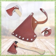 [BaositybbMY] Head Cover Hatchet Head Sheath Holster Leather Case Camping Blade Cover Protector Camp