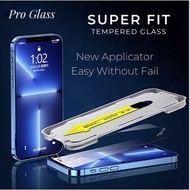 Iphone X/XS/XR/XS MAX/11/11 PRO/11 PRO MAX/12 MINI/12 12 PRO/12 PRO MAX/13 MINI/13 13 PRO/13 PRO MAX /14/14 Plus/14 PRO/14 PRO MAX Quick Super Fit Full Cover Tempered Glass