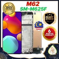 LCD WITH FRAME SET SM SAMSUNG M62 M625F SM-M625F LCD TOUCH SCREEN DIGITIZER DISPLAY SKRIN GLASS
