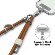 RhinoShield SG- Braided Crossbody Phone Lanyard Adjustable Versatile Phone Strap For Mobile Phone/Addtional Loop For Badge Holder/Keychain Additional Loop For Airpods/Keychain