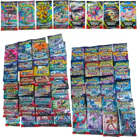 4Pack Pokemon Card Pack Bright Star Prism Evolution English Booster Battle Pokemon Card Game Card Tr