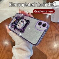 Cho Samsung A06 Trường Hợp silicon mềm Bling Chống Sốc bằng nhựa TPU mạ điện Di Động Ốp điện thoại c