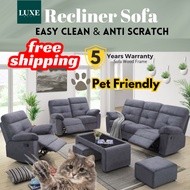 Recliner Sofa Set Sofa Fabric 3 Seater Sofa 2 Seater Sofa Lazy Sofa