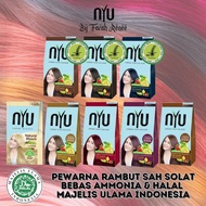 Free Gift NYU Hair Color Halal Colour Pewarna Rambut Sah Solat Tutup Uban Bebas Ammonia Long Lasting