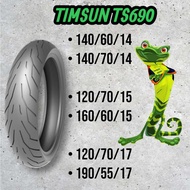 TAYAR TIMSUN TS690 140 60 14 TIMSUN 160/60/15 TIMSUN 120 70 15 TIMSUN TS690 TAYAR MOTOR RT3 TIMSUN R