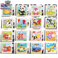[ Genius Baby House ] 3y-14y Wooden Puzzle Colorful Jigsaw Puzzle T3878