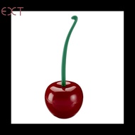【hzhaiyaa2.sg】Toilet Brush Toilet Holder  Lovely Cherry Shape Lavatory Brush Toilet Brush Holder Set