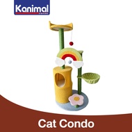 Kanimal Rainbow Tree คอนโดแมว ของเล่นแมว สำหรับแมวทุกวัย ขนาด 58 x 48 x 120 ซม.