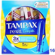 Tampax - Pearl Compak 衛生棉條 普通型 16 支 - 平行進口