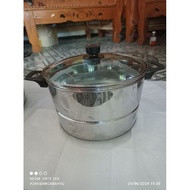 Glass lid nest pan size 26 & 28