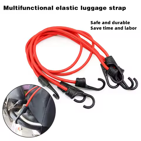 2/4/6Pcs Elasticity hook rope Elastic luggage rope Motorcycle cargo strap Luggage bundle Elastic Fas