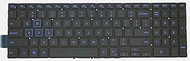 Laptop Keyboard,US English,Blue Backlit,No Keyboard Trim,Replacement Compatible with Dell G7 7588 7590 7790, G5 5587 5590, G3 3579 3779 3590 Series Game Laptop,0M6JTP,Printed Blue Characters