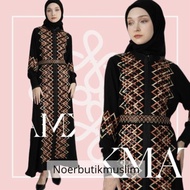 Hikmat Fashion Original A3007 Abaya Hikmat  noerbutikmuslim Gamis