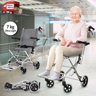 TMALLรถเข็นคนพิการพับผู้สูงอายุแบบพกพาน้ำหนักเบาอลูมิเนียมอัลลอยด์มือผลักดันรถเข็นคนพิการขึ้นเครื่องบินเด็กท่องเที่ยวรถเข็น🔥ขายดี🔥รถเข็นอลูมิเนียม ขนาดเล็ก น้ำหนักเบา พับได้ พร้อมกระเป๋าใส่เดินทาง ( พร้อมส่ง)รถเข็นวีลแชร์ Wheelchair รถเข็นนั่งพยาบาล
