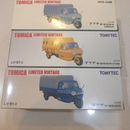 Tomica limited vintage 51 mazda t2000 toy club tlv