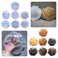 Epoxy Resin Decoration Molds Silicone Light Shadow Mold Laser Tray Holographic Coaster