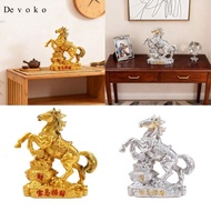 Devoko Rich Horse Statue Money Horse Statue Chinese New Year Collectible Horse Art