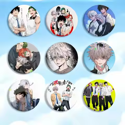 COOL P-Phantom Busters Tamon and Kanzaki Badges Creative Tinplate Button PinsBrooch Badge Clothes Ba