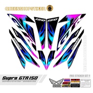 SUPRA STRIPING GTR 150 MOTIF (66) SUPRA STICKER GTR 150 SUPRA STICKER/ GTR 150 STRIPING/ STICKER/ IN