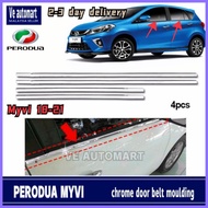 Myvi 2018 Chrome door belt moulding lining accessories 2019 2020 2021 gen3 aksoseri